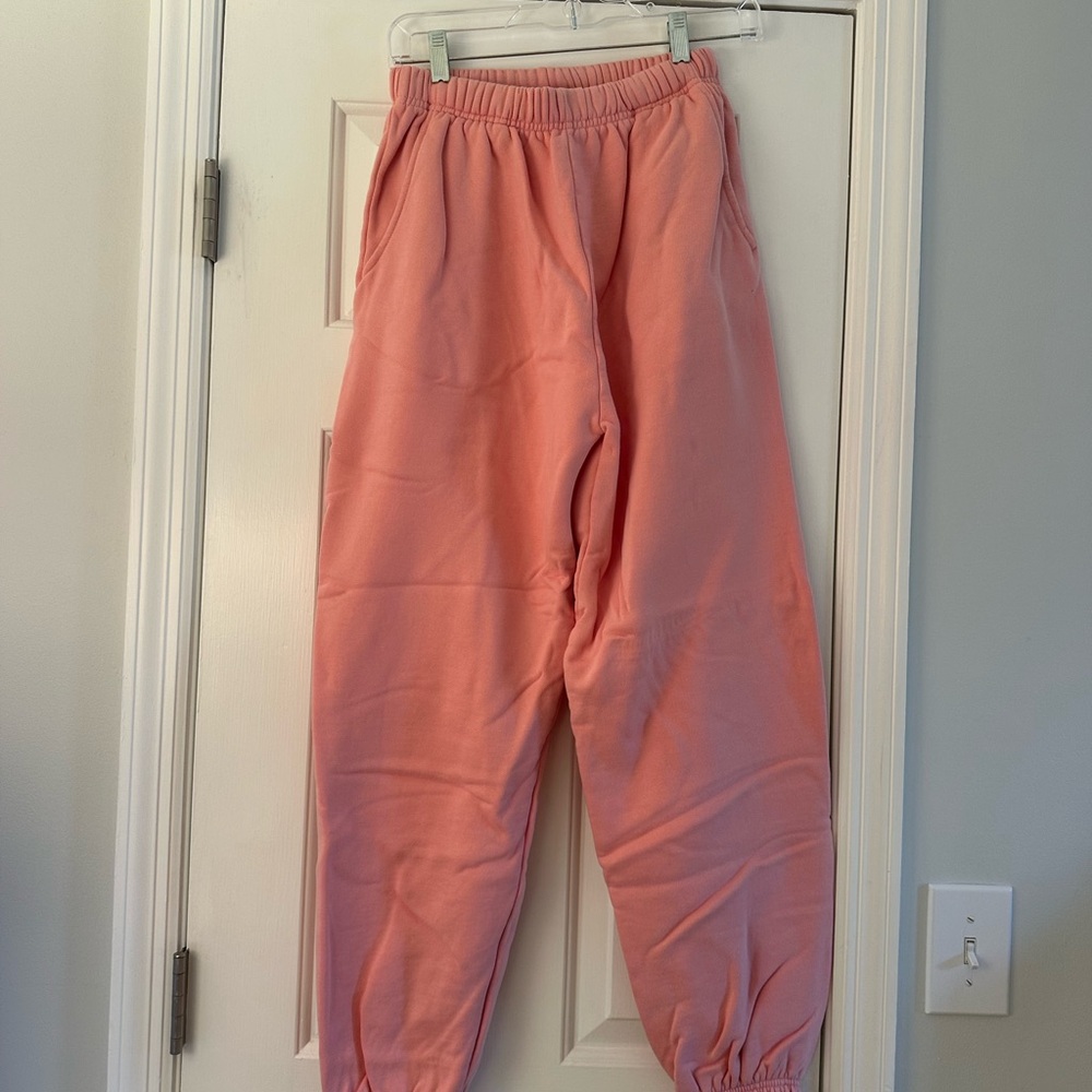 Daily Drills Pink Fleece Sweat Set!!! - Picture 3 of 4